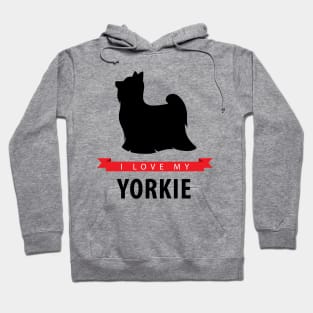 I Love My Yorkie Yorkshire Terrier Hoodie